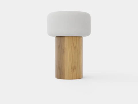 Oscar Ash Large Lamp 3D Model