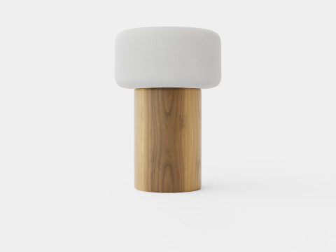 Oscar Ash Large Lamp Model 3D