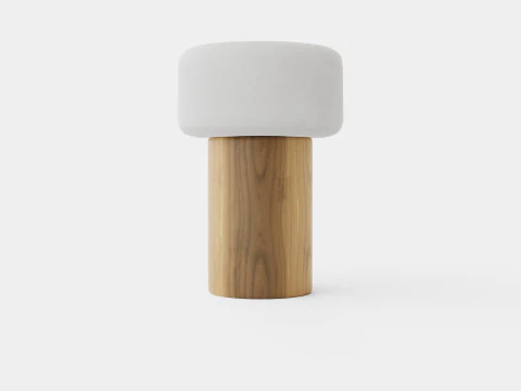 Oscar Ash Large Lamp 3D Model