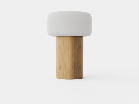 Oscar Ash Large Lamp Model 3D