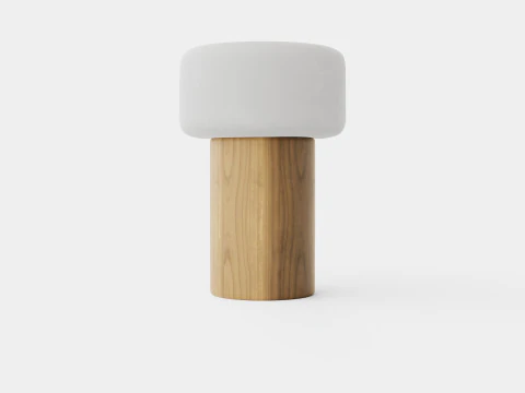 Oscar Ash Large Lamp 3D Model