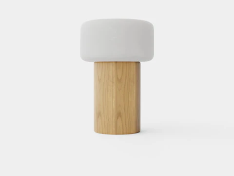 Oscar Ash Large Lamp 3D Model