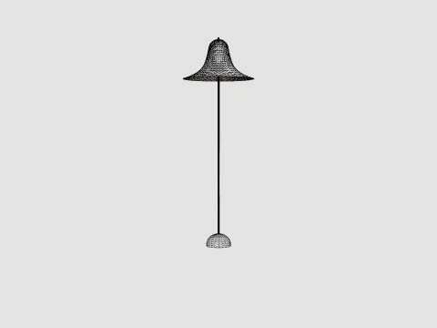 Pantop Floor 45 Grey EU Lamp 3D Model