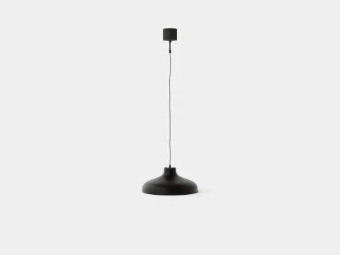 Pelle Pendant Black Lamp 3D Model