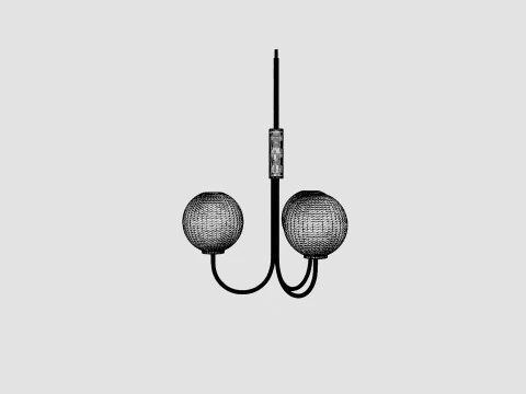 Pendant Balloon Lamp 3D Model