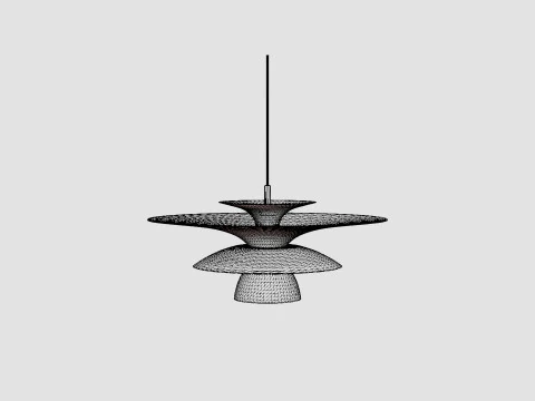 Pendant Picasso Lamp 3D Model