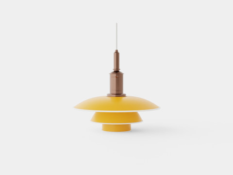 PH Color Pendant Lamp 3D Model