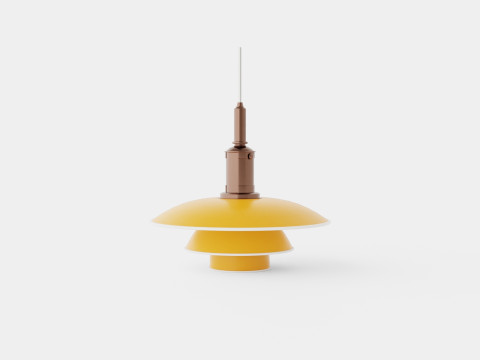 PH Color Pendant Lamp 3D Model