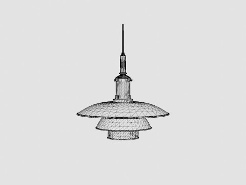 PH Color Pendant Lamp 3D Model