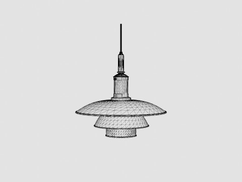 PH Color Pendant Lamp 3D Model