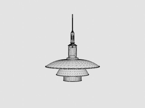 PH Color Pendant Lamp 3D Model