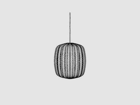 Prisma 55 White Lamp 3D Model