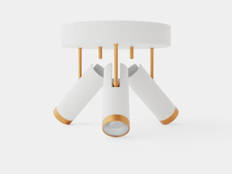 L&aacute;mpara de techo Puls Modelo 3D