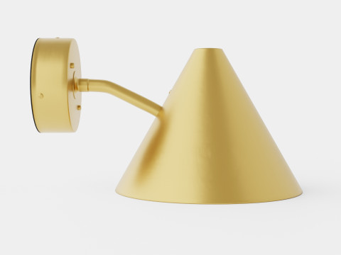 Reflector Raw Copper Lamp Modello 3D