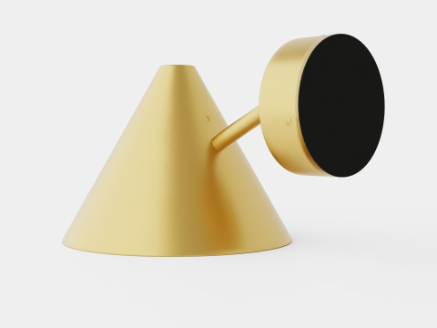 Reflector Raw Copper Lamp 3D Model