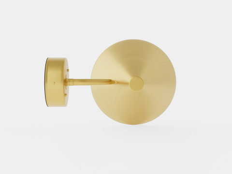Reflector Raw Copper Lamp 3D Model
