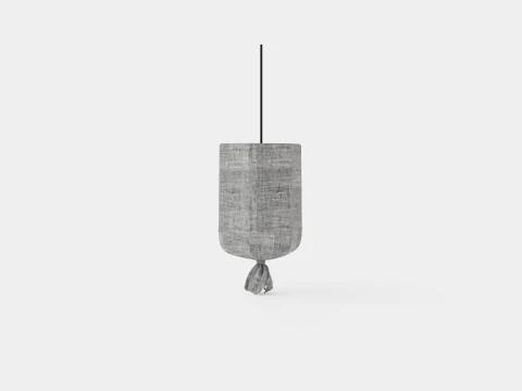 Round Outdoor Lamp 3D Model