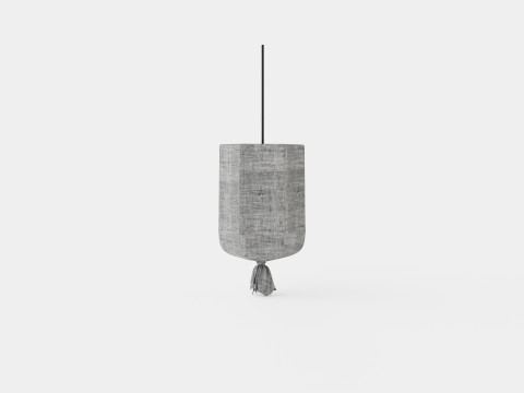Round Outdoor Lamp 3D Model