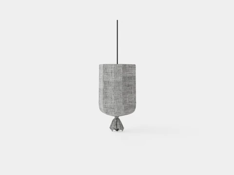 Round Outdoor Lamp 3D Model