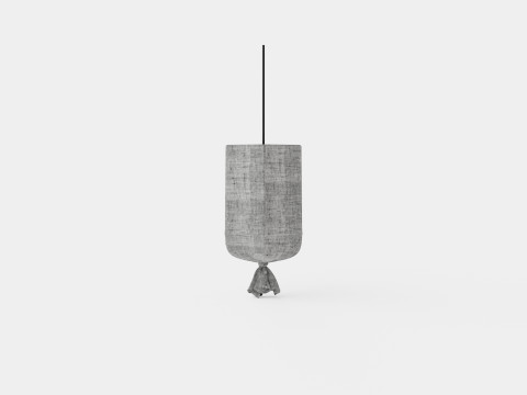 Round Outdoor Lamp 3D Model