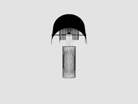 Shogun Table Lamp 3D Model