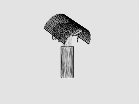 Shogun Table Lamp 3D Model