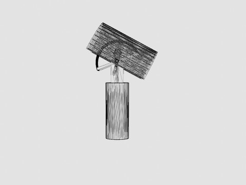 Shogun Table Lamp 3D Model