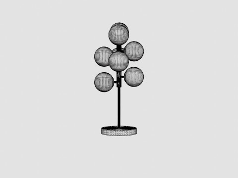 Splendor Chrome Lamp Modello 3D