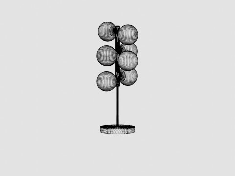 Splendor Chrome Lamp Modello 3D