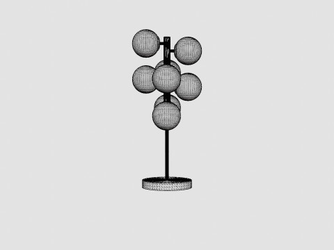 Splendor Chrome Lamp Modello 3D