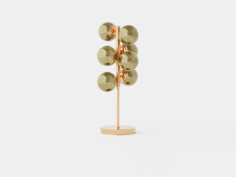 Splendor Gold Lamp 3D 모델