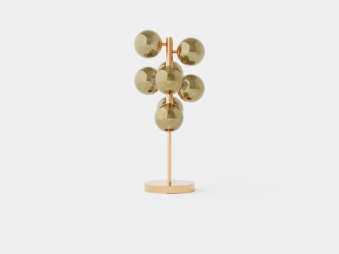 Splendor Gold Lamp 3D 모델