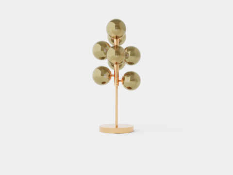 Splendor Gold Lamp 3D 모델