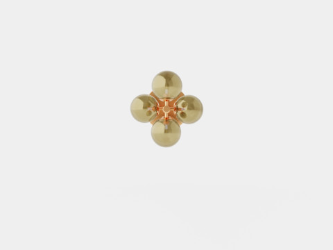 Splendor Gold Lamp 3D 모델