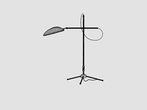 Spoon Table Lamp 3D Model