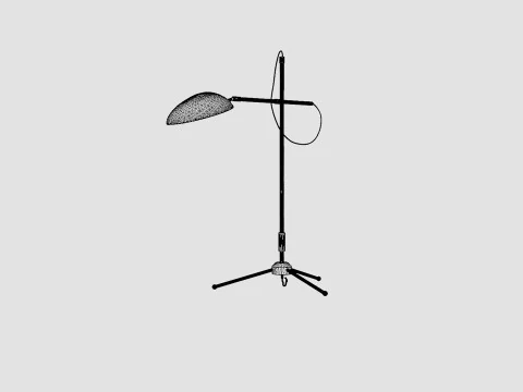 Spoon Table Lamp 3D Model