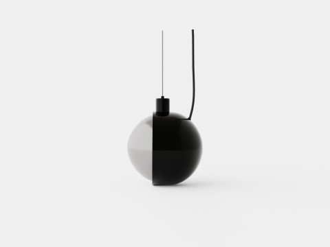 Spot Ceiling Lamp Round 3D Model