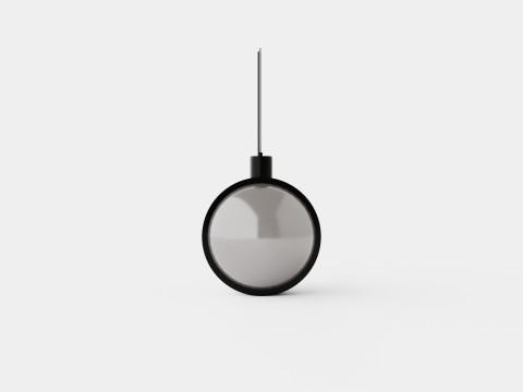 Spot Ceiling Lamp Round 3D Model