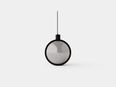 Spot Ceiling Lamp Round 3D Model