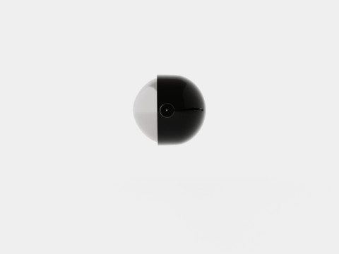 Spot Ceiling Lamp Round 3D Model