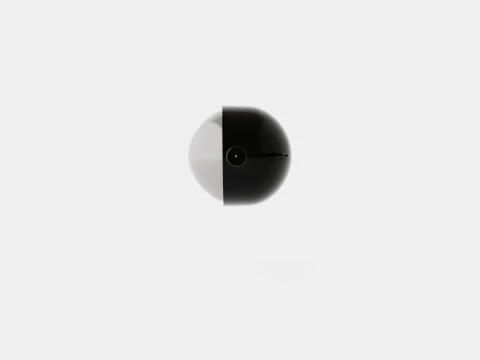 Spot Ceiling Lamp Round 3D Model