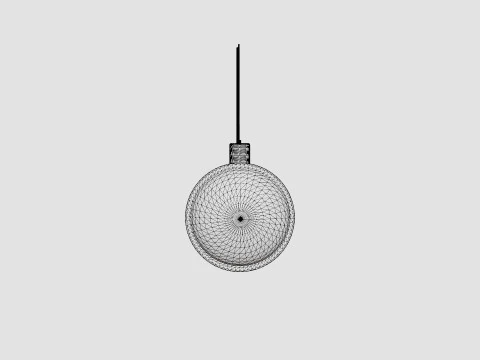 Spot Ceiling Lamp Round 3D Model