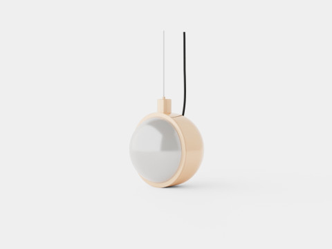 Spot Ceiling Lamp Round 3D Model