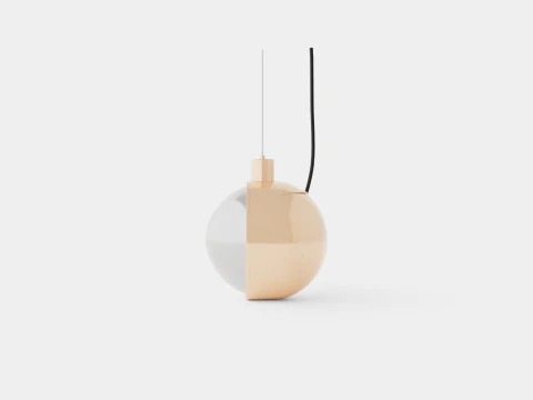 Spot Ceiling Lamp Round 3D Model