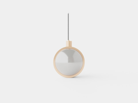 Spot Ceiling Lamp Round Modelo 3D