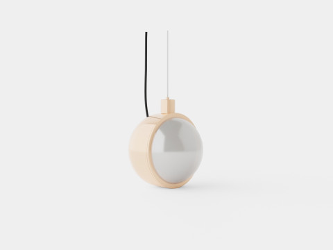 Spot Ceiling Lamp Round Modelo 3D