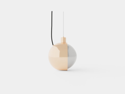 Spot Ceiling Lamp Round Modelo 3D