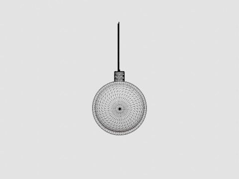 Spot Ceiling Lamp Round Modelo 3D