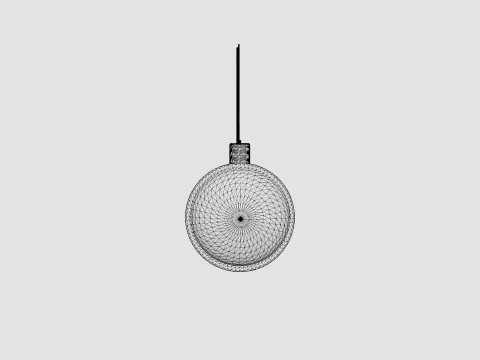 Spot Ceiling Lamp Round 3D Model