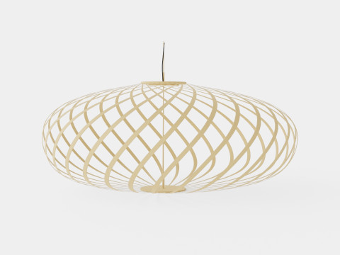 Spring Brass Small Ceiling Lamp 3Dモデル